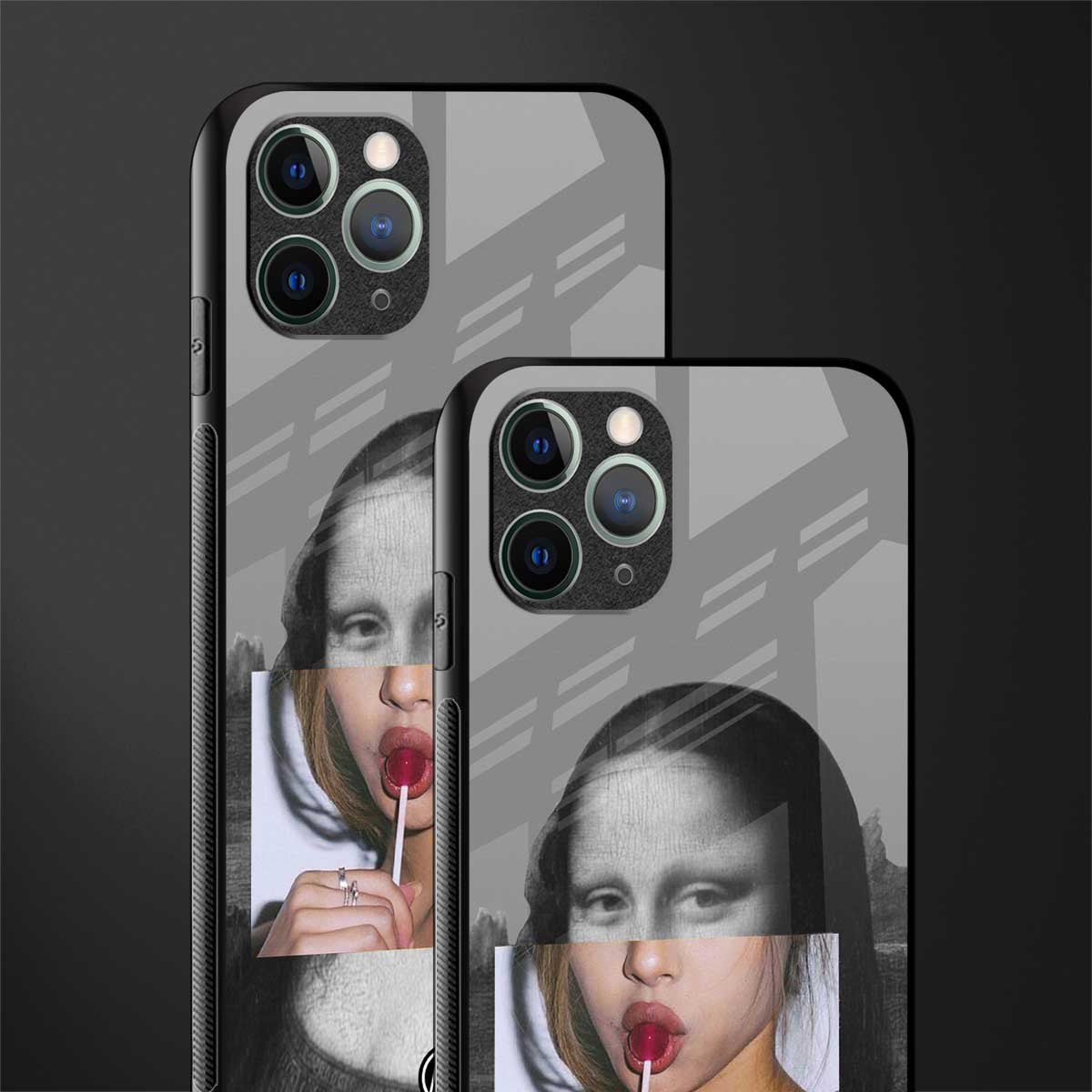 la mona lisa glass case for iphone 11 pro max image-2