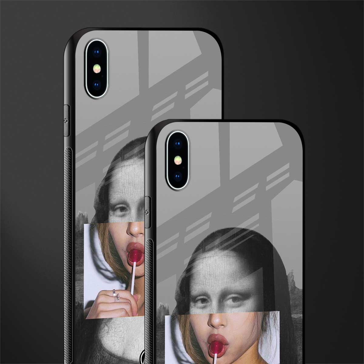 la mona lisa glass case for iphone xs max image-2