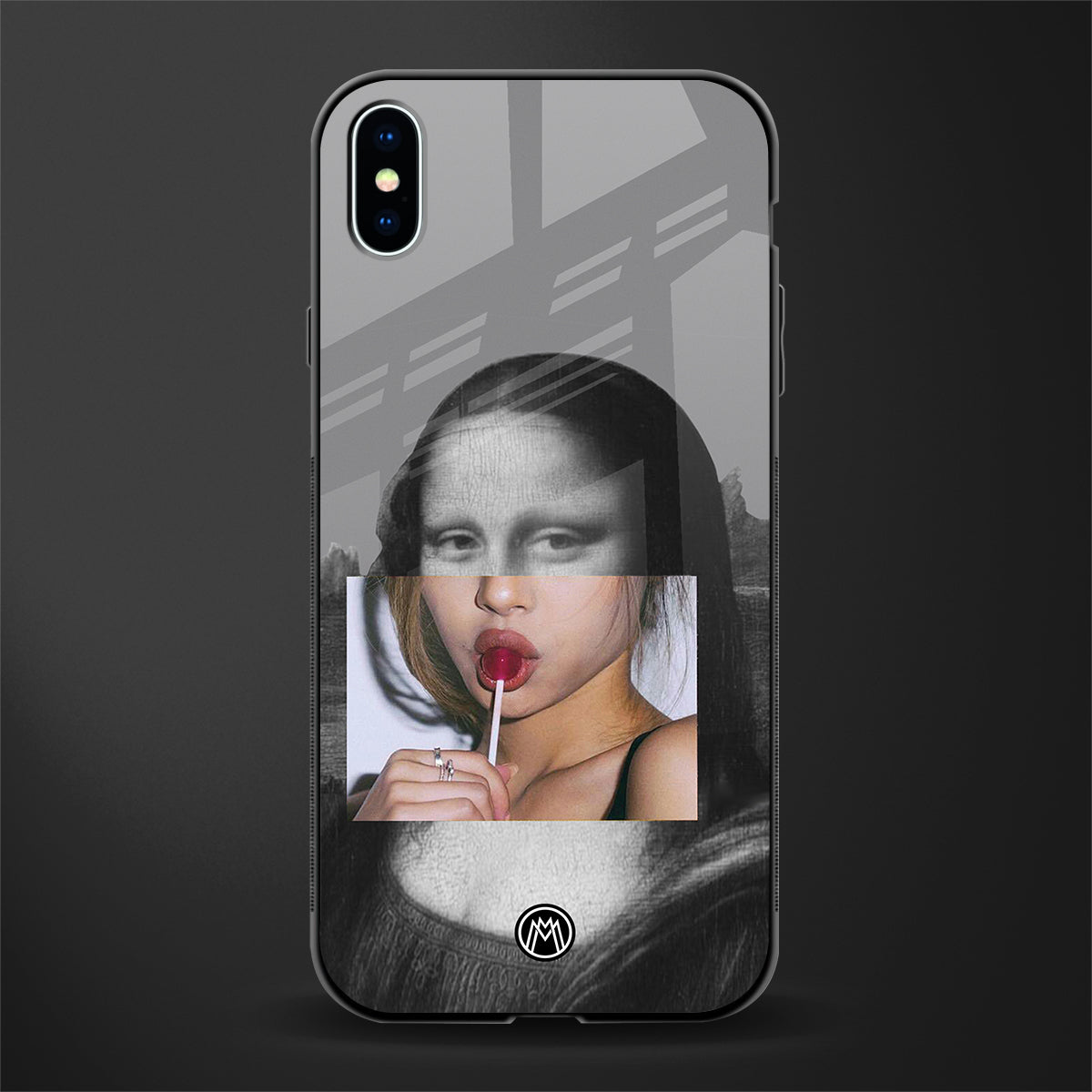 la mona lisa glass case for iphone xs max image