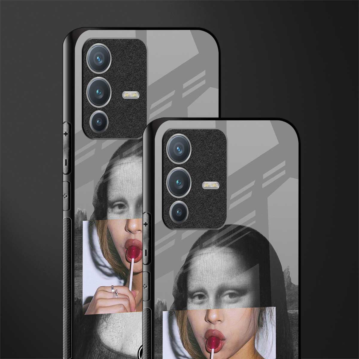 la mona lisa glass case for vivo v23 pro 5g image-2