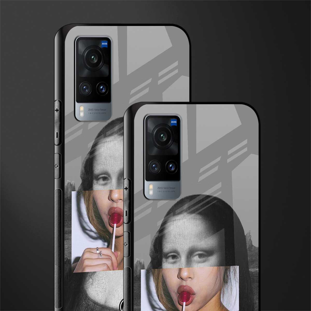 la mona lisa glass case for vivo x60 image-2