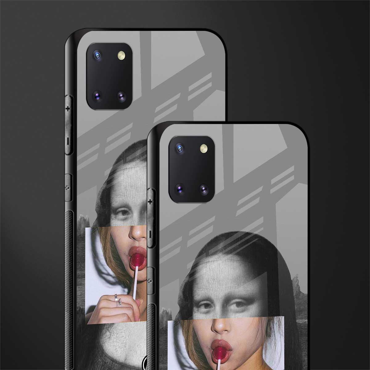 la mona lisa glass case for samsung a81 image-2