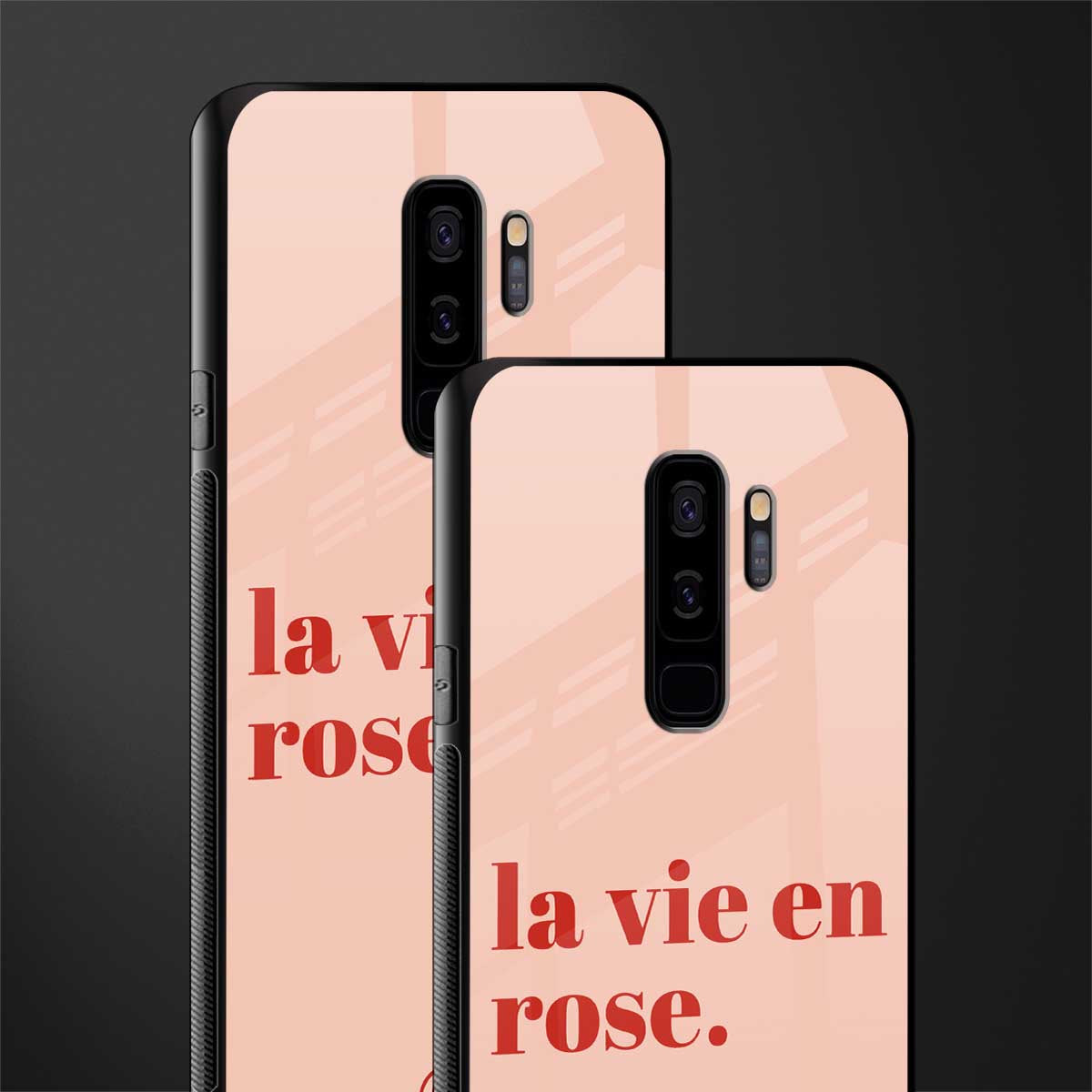 la vie en rose quote glass case for samsung galaxy s9 plus image-2