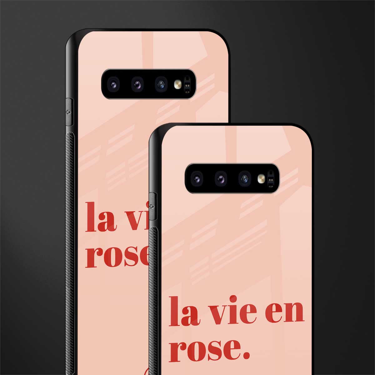 la vie en rose quote glass case for samsung galaxy s10 plus image-2