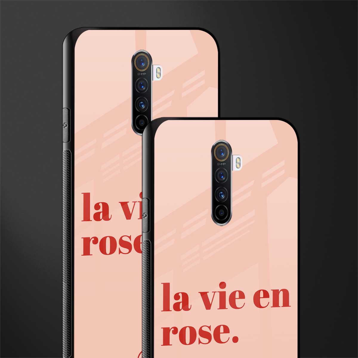 la vie en rose quote glass case for realme x2 pro image-2