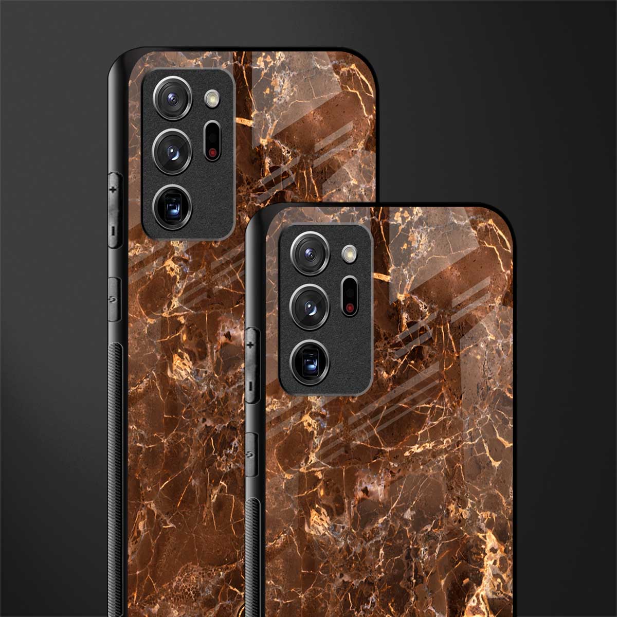 lavish brown marble glass case for samsung galaxy note 20 ultra 5g image-2