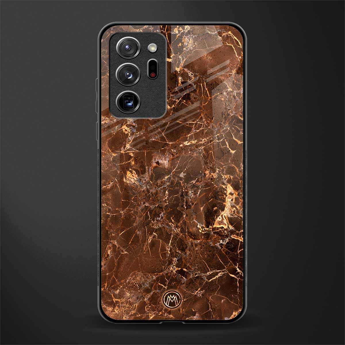 lavish brown marble glass case for samsung galaxy note 20 ultra 5g image