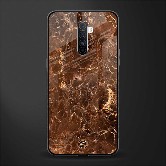 lavish brown marble glass case for realme x2 pro image