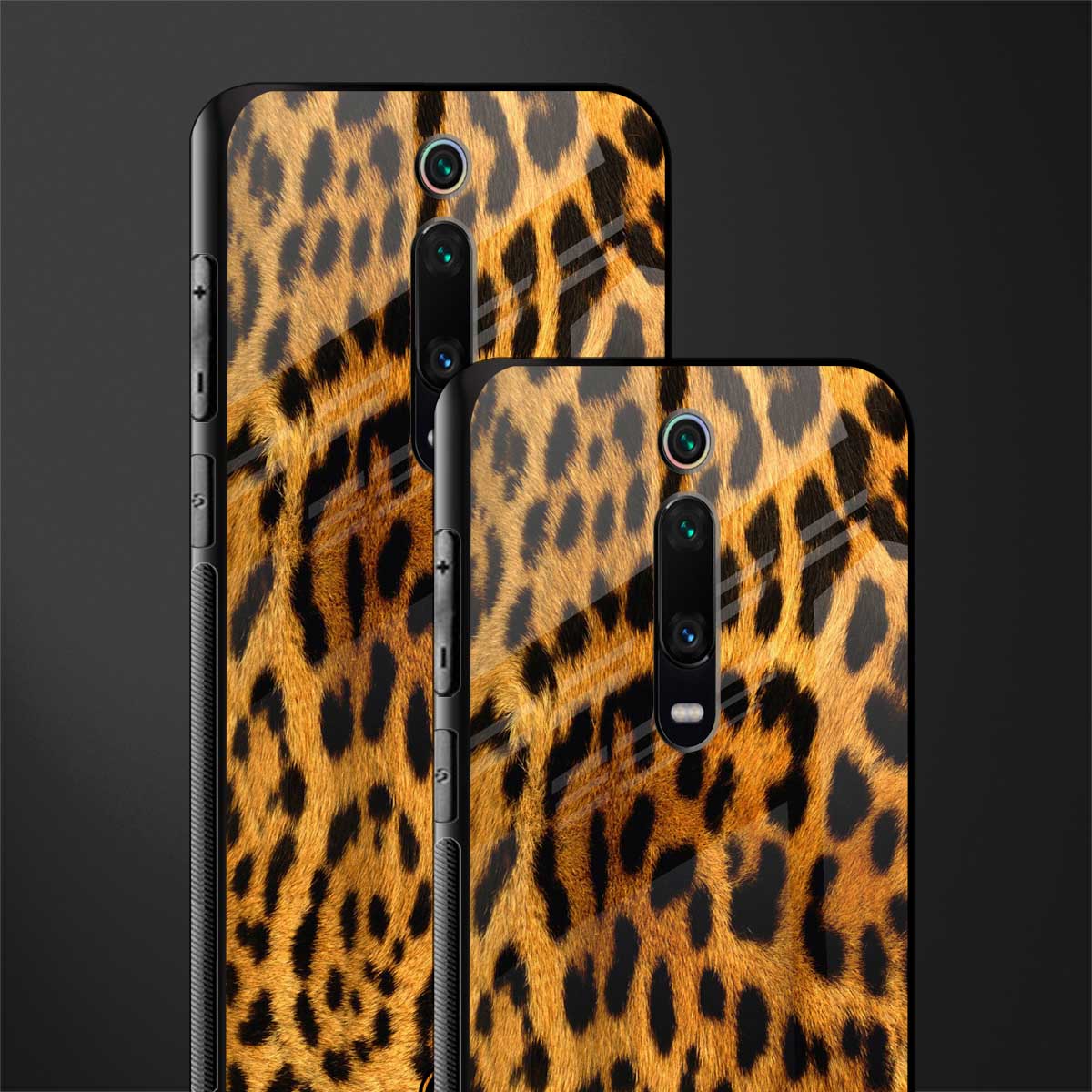 leopard fur glass case for redmi k20 image-2