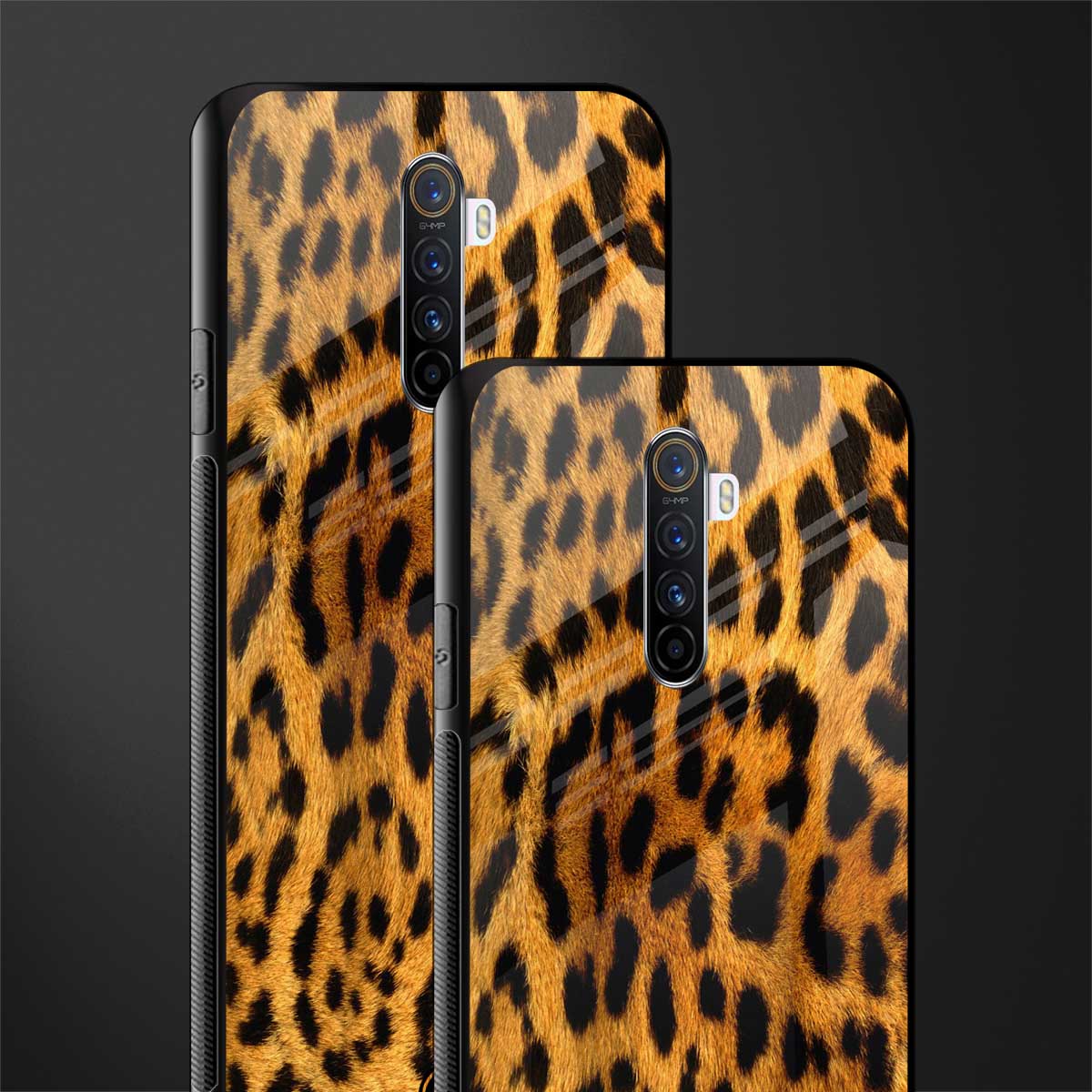 leopard fur glass case for realme x2 pro image-2