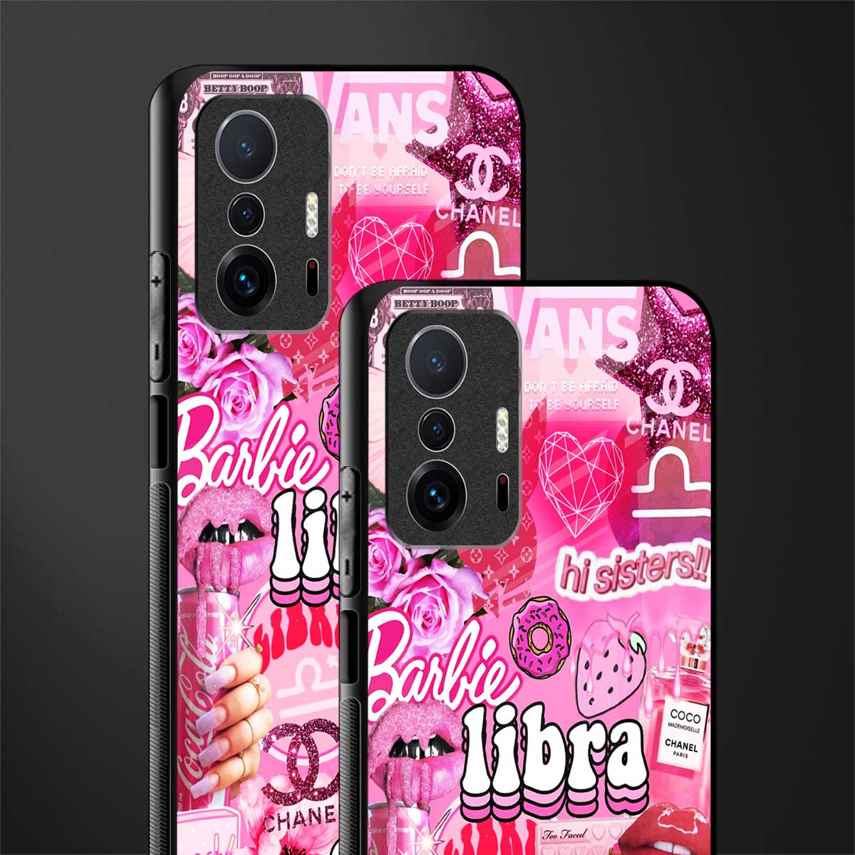 libra aesthetic collage glass case for mi 11t pro 5g image-2
