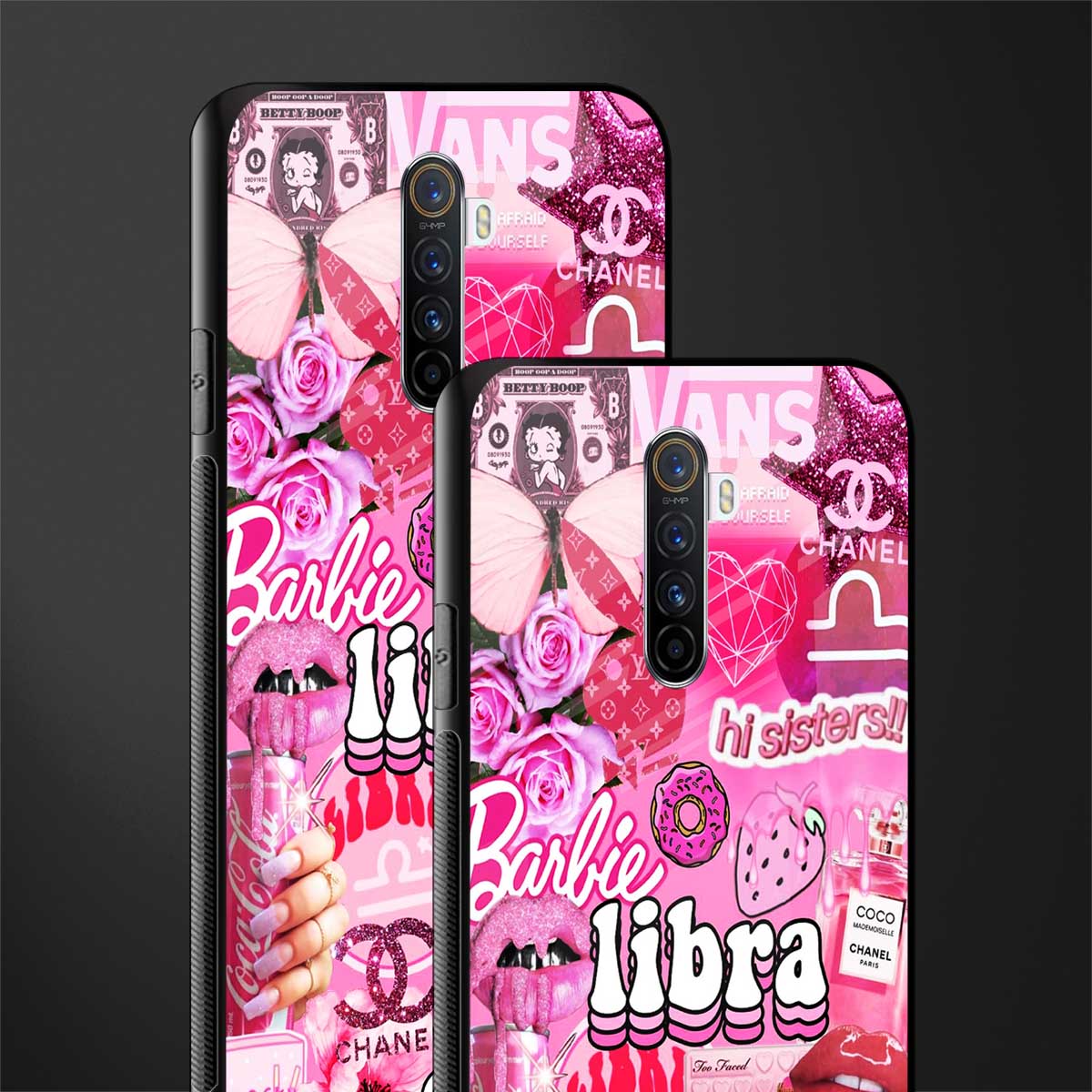 libra aesthetic collage glass case for realme x2 pro image-2