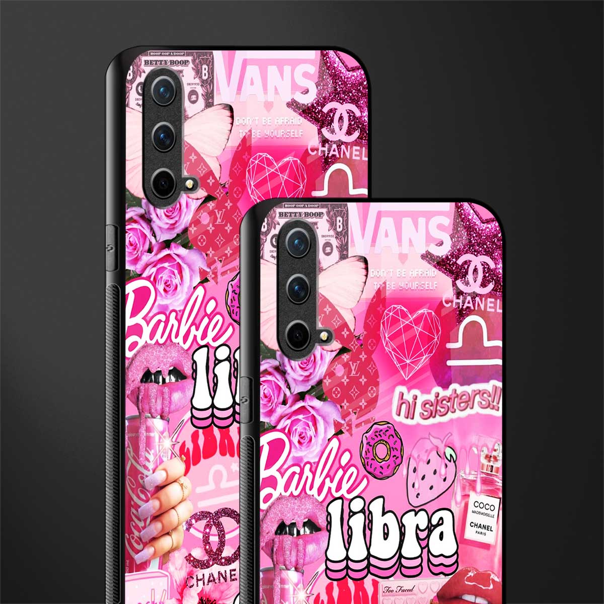 libra aesthetic collage glass case for oneplus nord ce 5g image-2