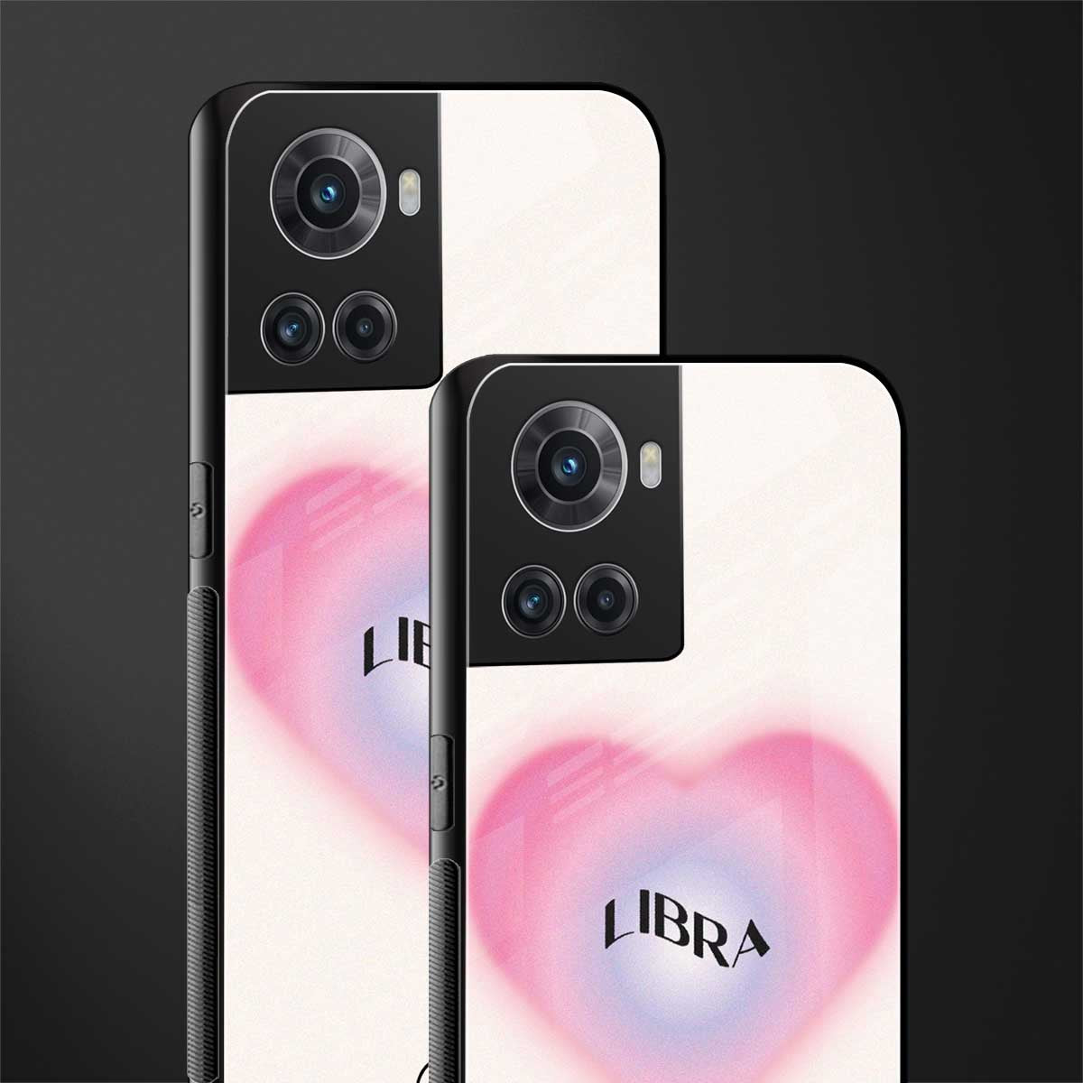 libra minimalistic back phone cover | glass case for oneplus 10r 5g