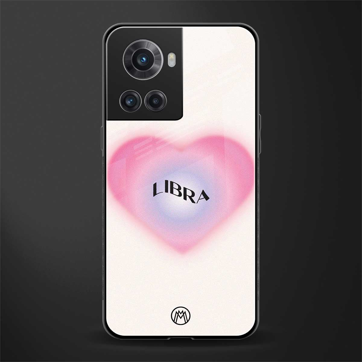 libra minimalistic back phone cover | glass case for oneplus 10r 5g