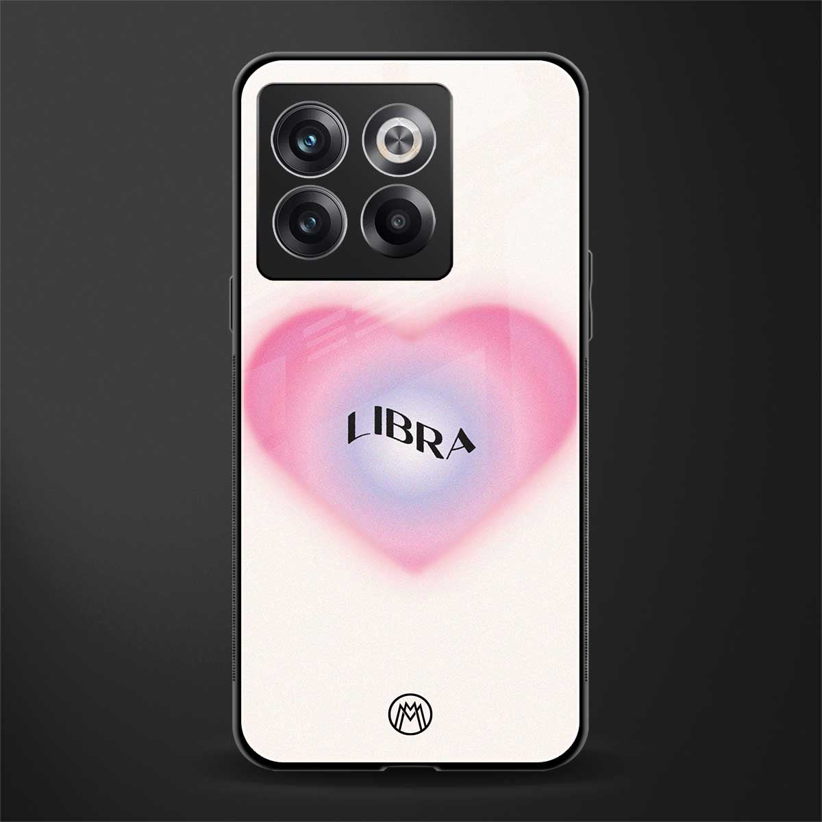 libra minimalistic back phone cover | glass case for oneplus 10t