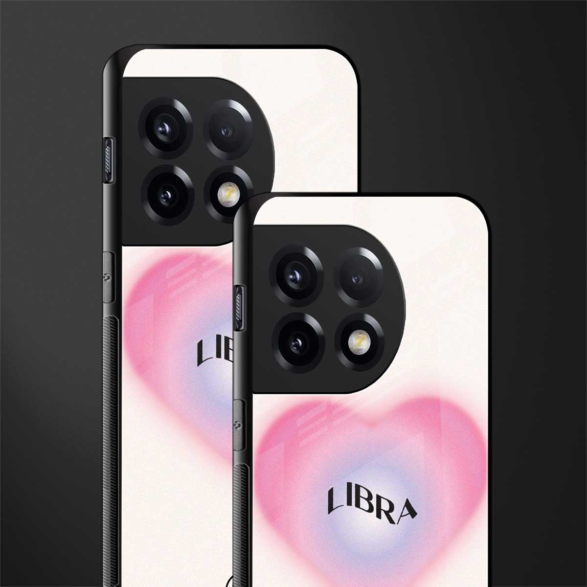libra minimalistic back phone cover | glass case for oneplus 11r