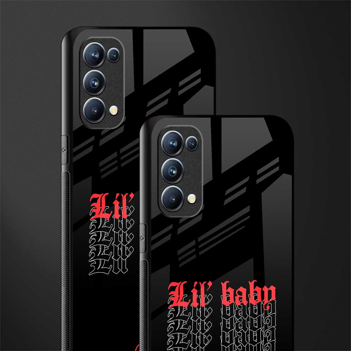 lil baby back phone cover | glass case for oppo reno 5