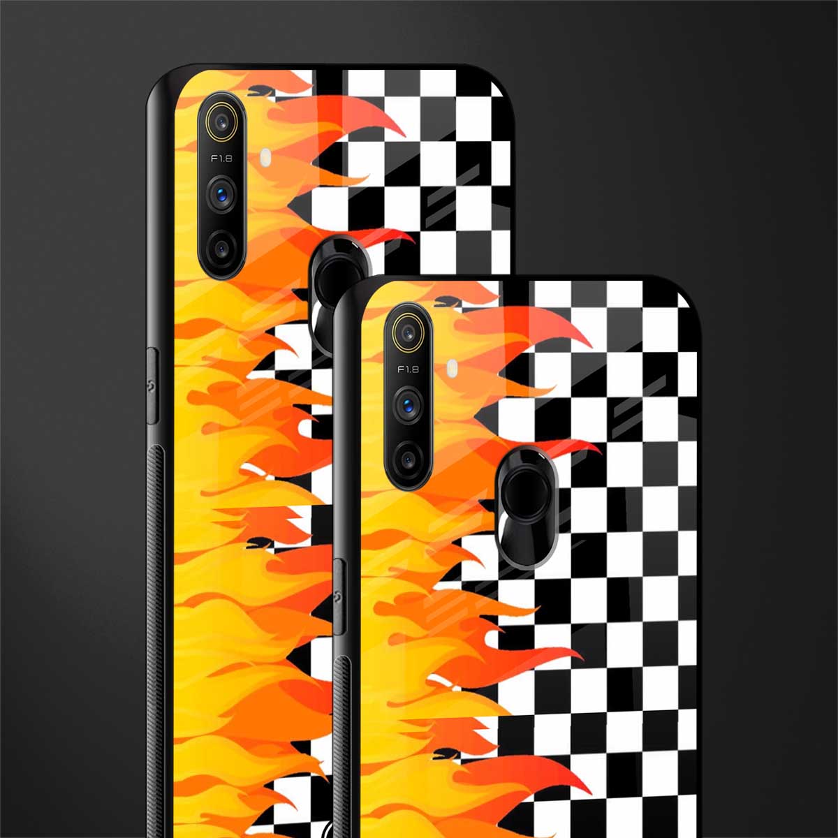 lil flames wild mode glass case for realme narzo 20a image-2