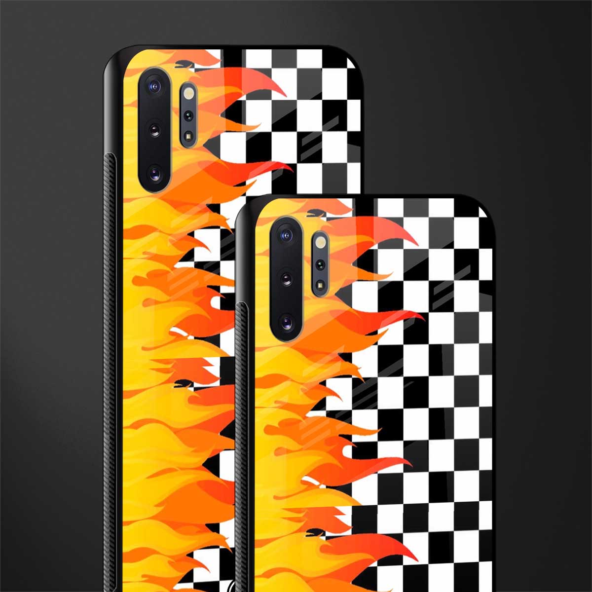 lil flames wild mode glass case for samsung galaxy note 10 plus image-2