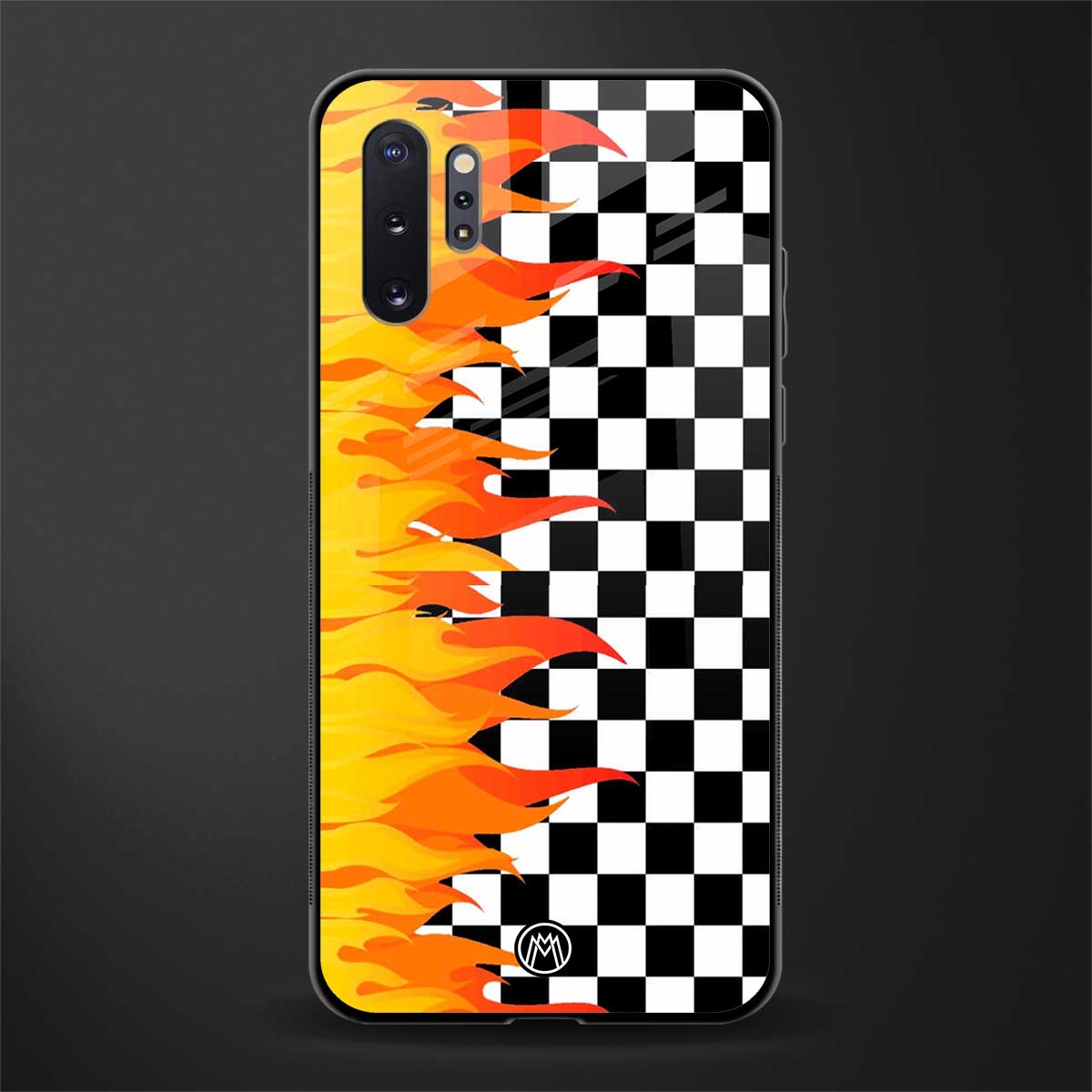 lil flames wild mode glass case for samsung galaxy note 10 plus image