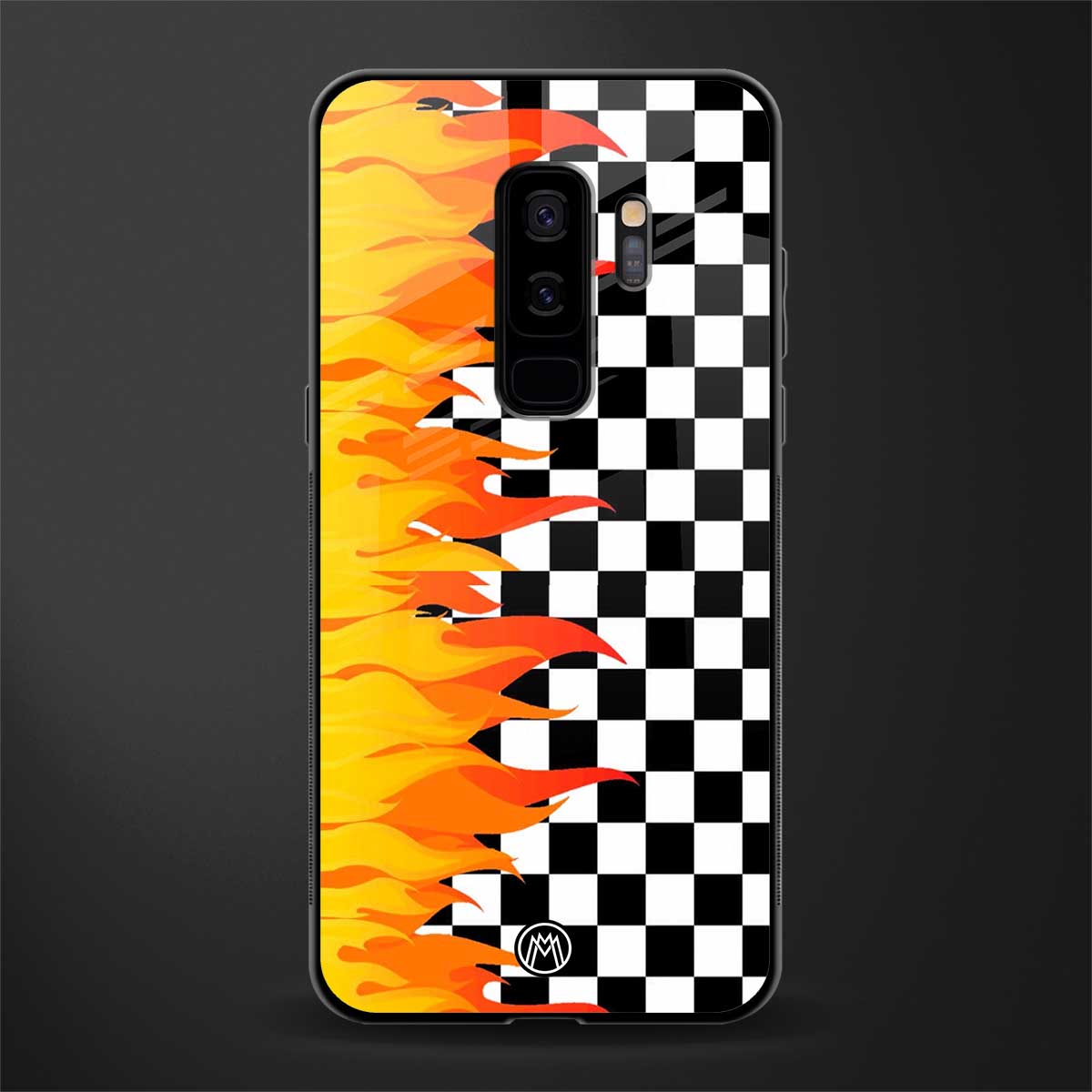 lil flames wild mode glass case for samsung galaxy s9 plus image