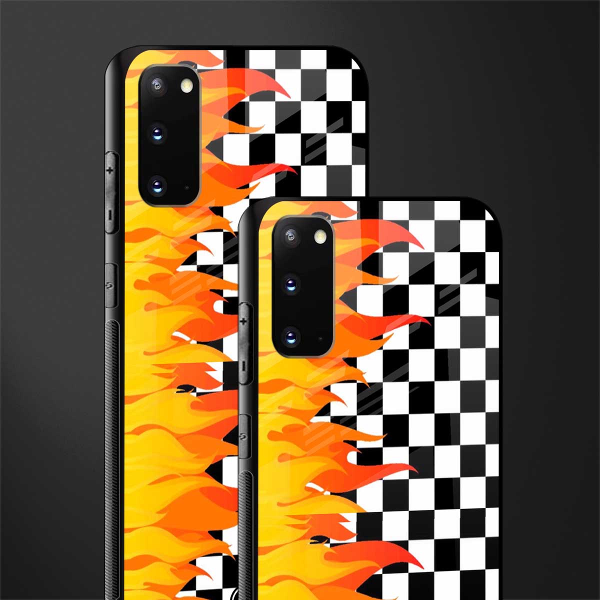 lil flames wild mode glass case for samsung galaxy s20 image-2