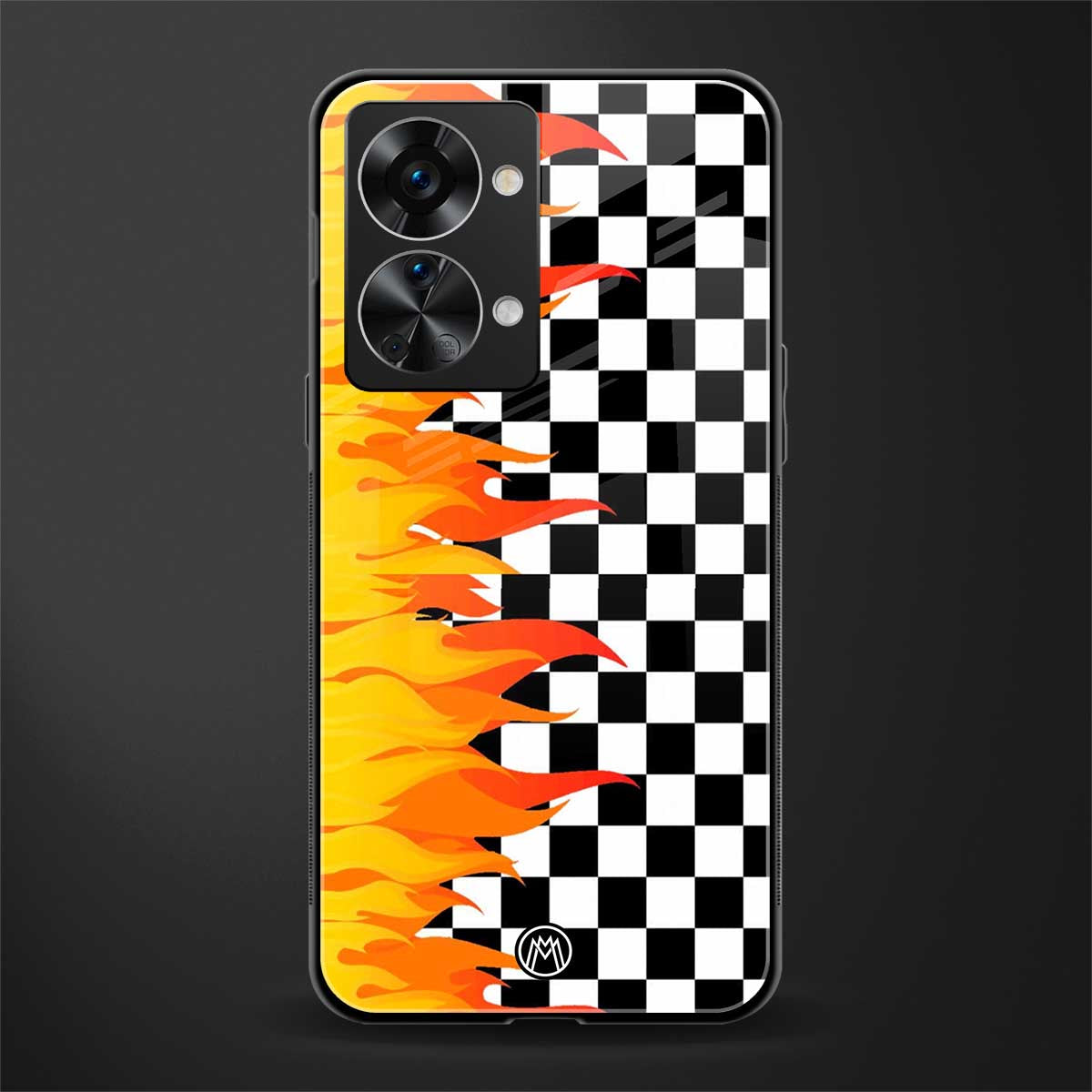 lil flames wild mode glass case for phone case | glass case for oneplus nord 2t 5g