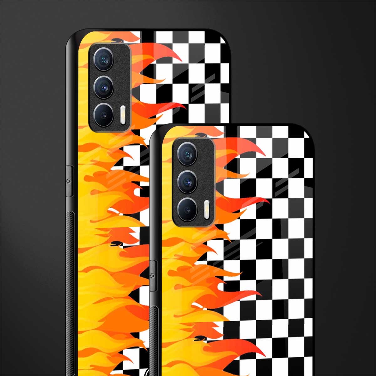 lil flames wild mode glass case for realme x7 image-2