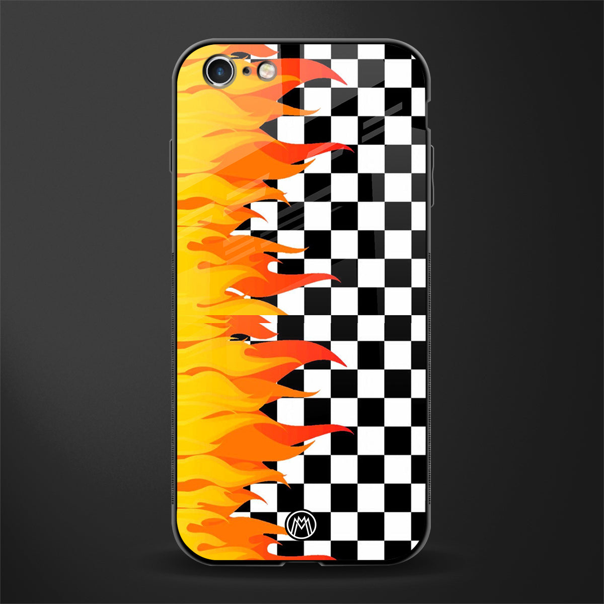 lil flames wild mode glass case for iphone 6 image