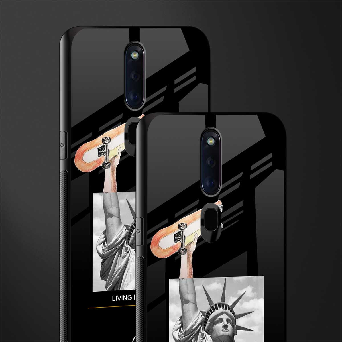 living in the city glass case for oppo f11 pro image-2