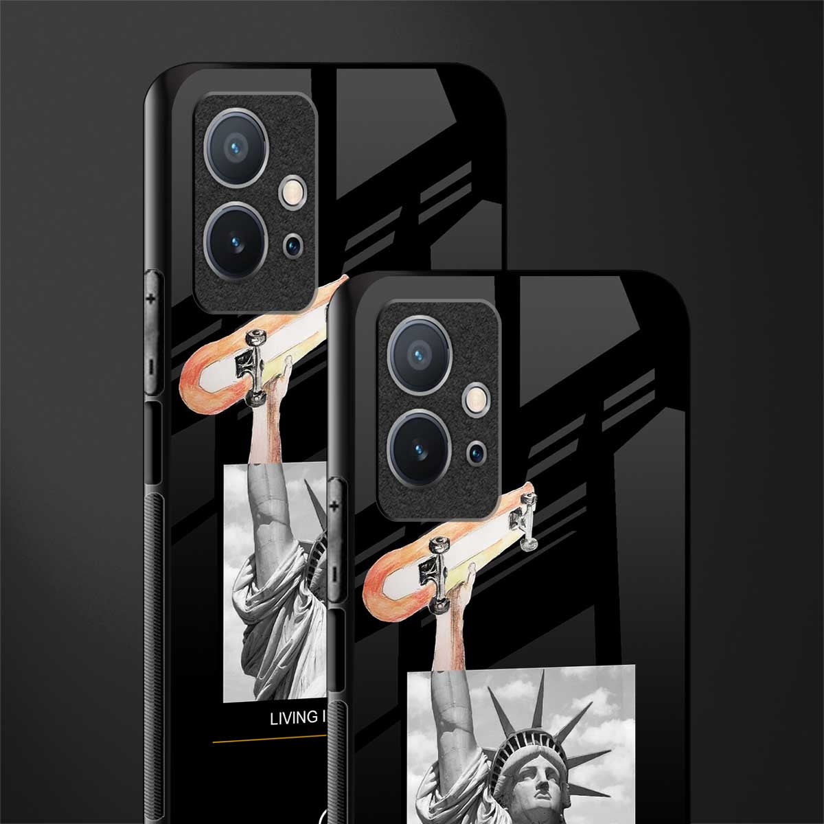 living in the city glass case for vivo y75 5g image-2