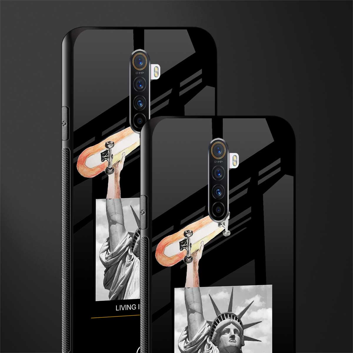 living in the city glass case for realme x2 pro image-2