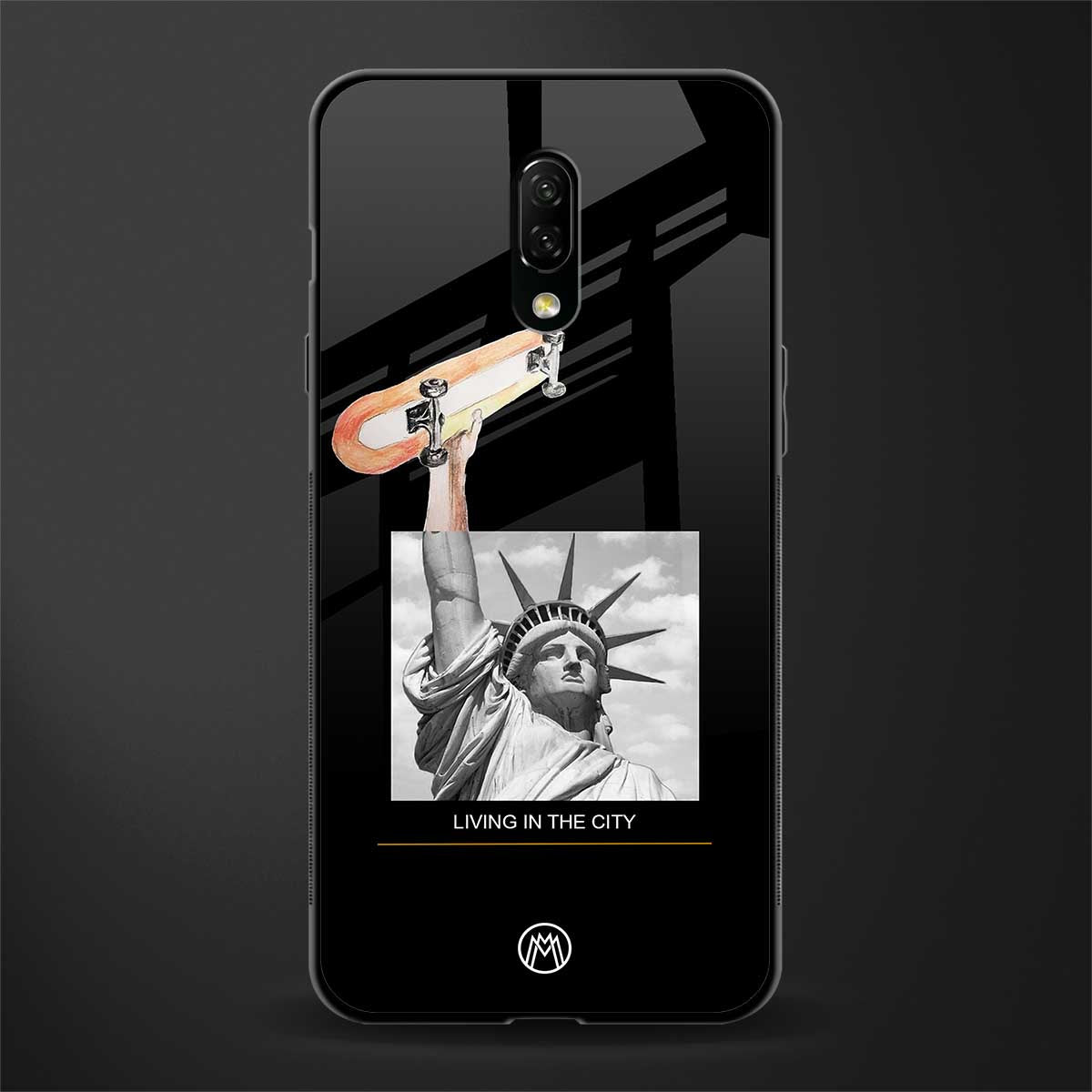 living in the city glass case for oneplus 7 image
