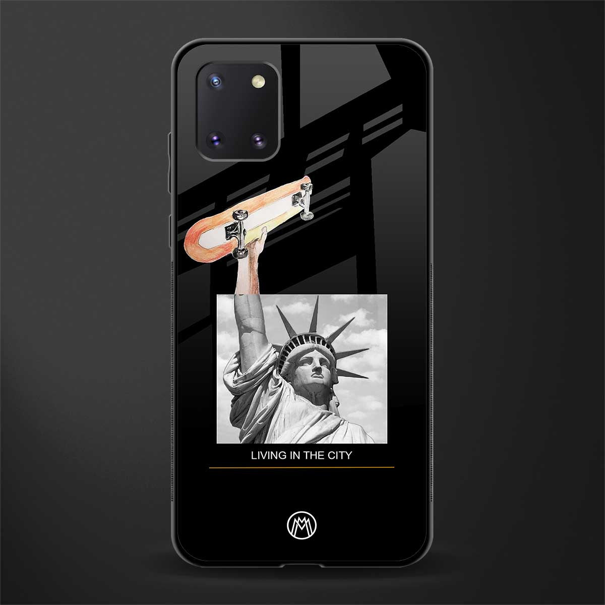 living in the city glass case for samsung a81 image
