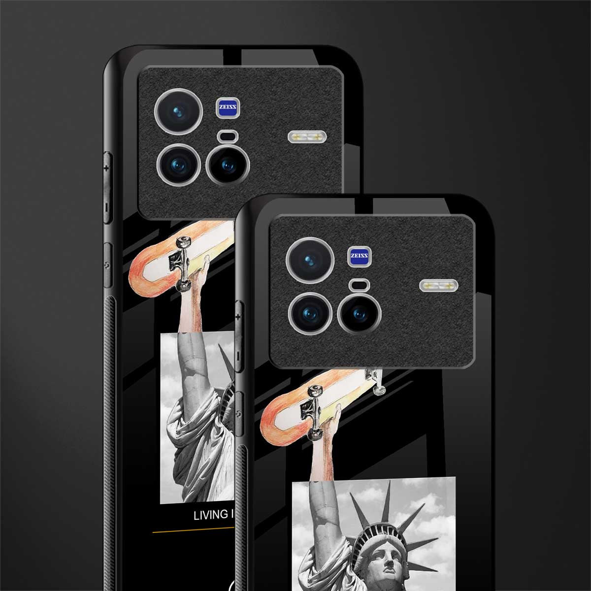 living in the city glass case for vivo x80 image-2