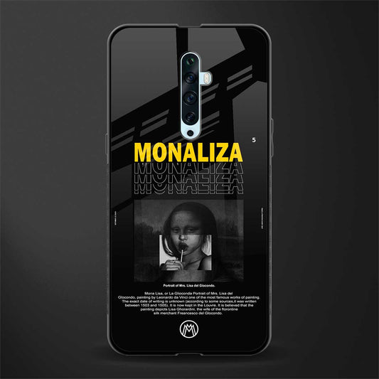 lollipop monaliza phone case | glass case for oppo reno 2f