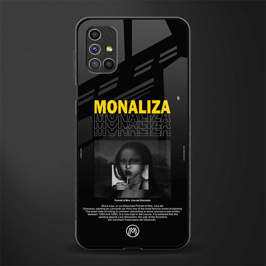 lollipop monaliza glass case for samsung galaxy m31s image