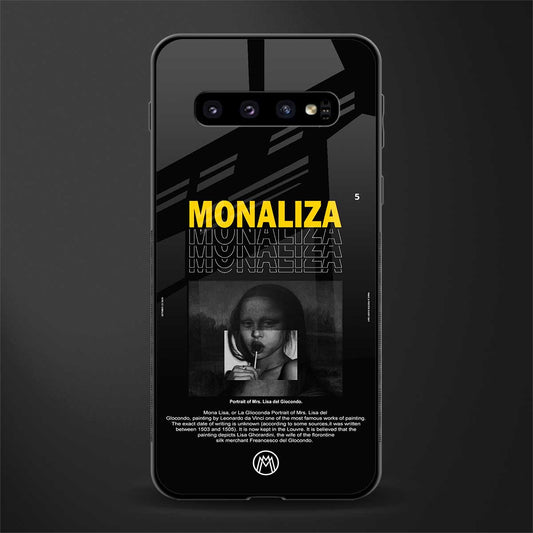 lollipop monaliza glass case for samsung galaxy s10 plus image