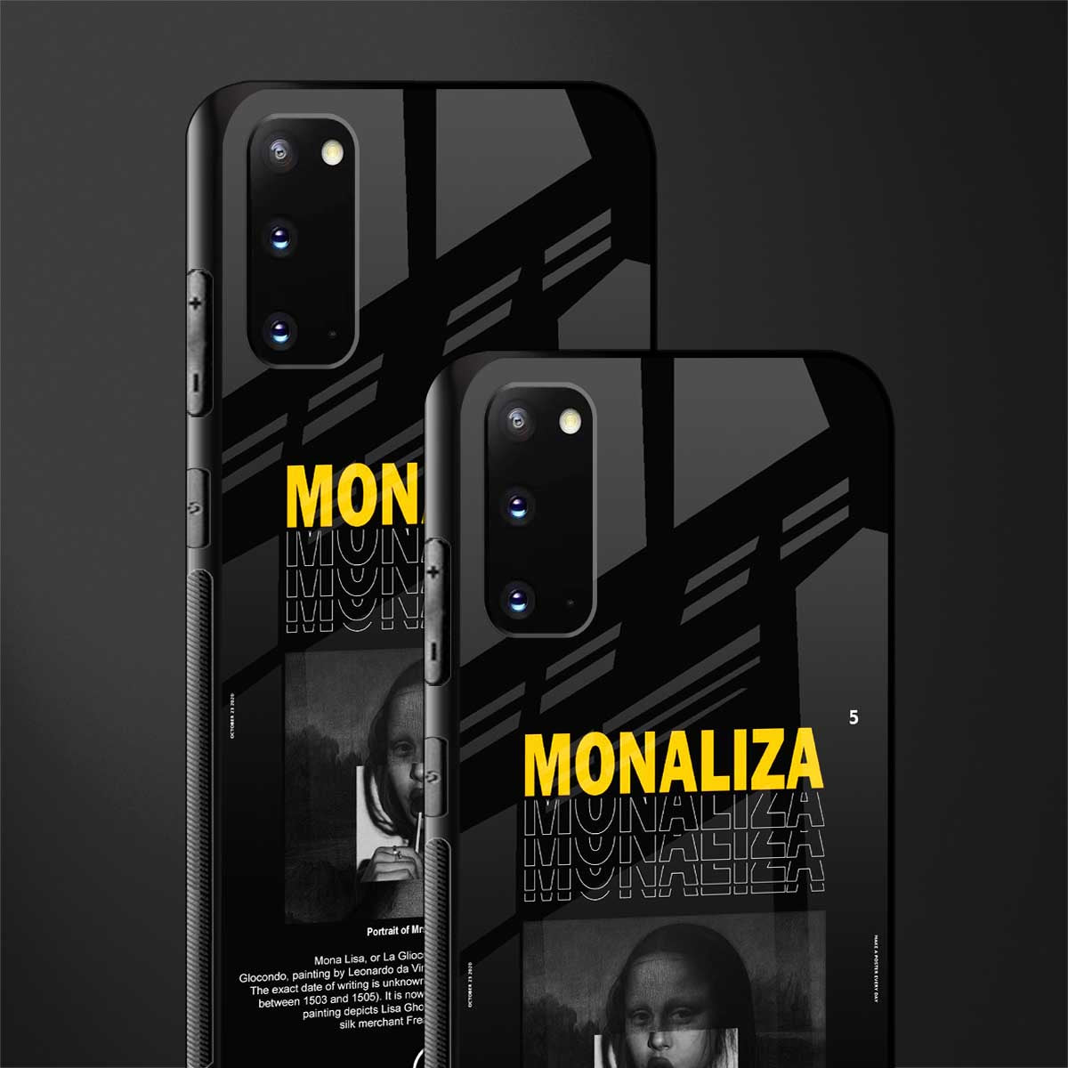 lollipop monaliza glass case for samsung galaxy s20 image-2