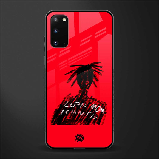 look mom i can fly glass case for samsung galaxy s20 image