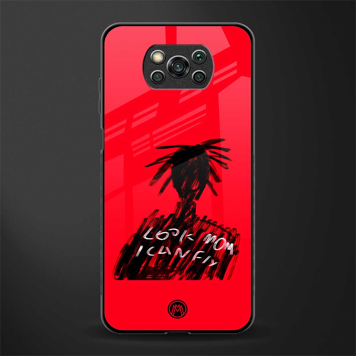 look mom i can fly glass case for poco x3 image