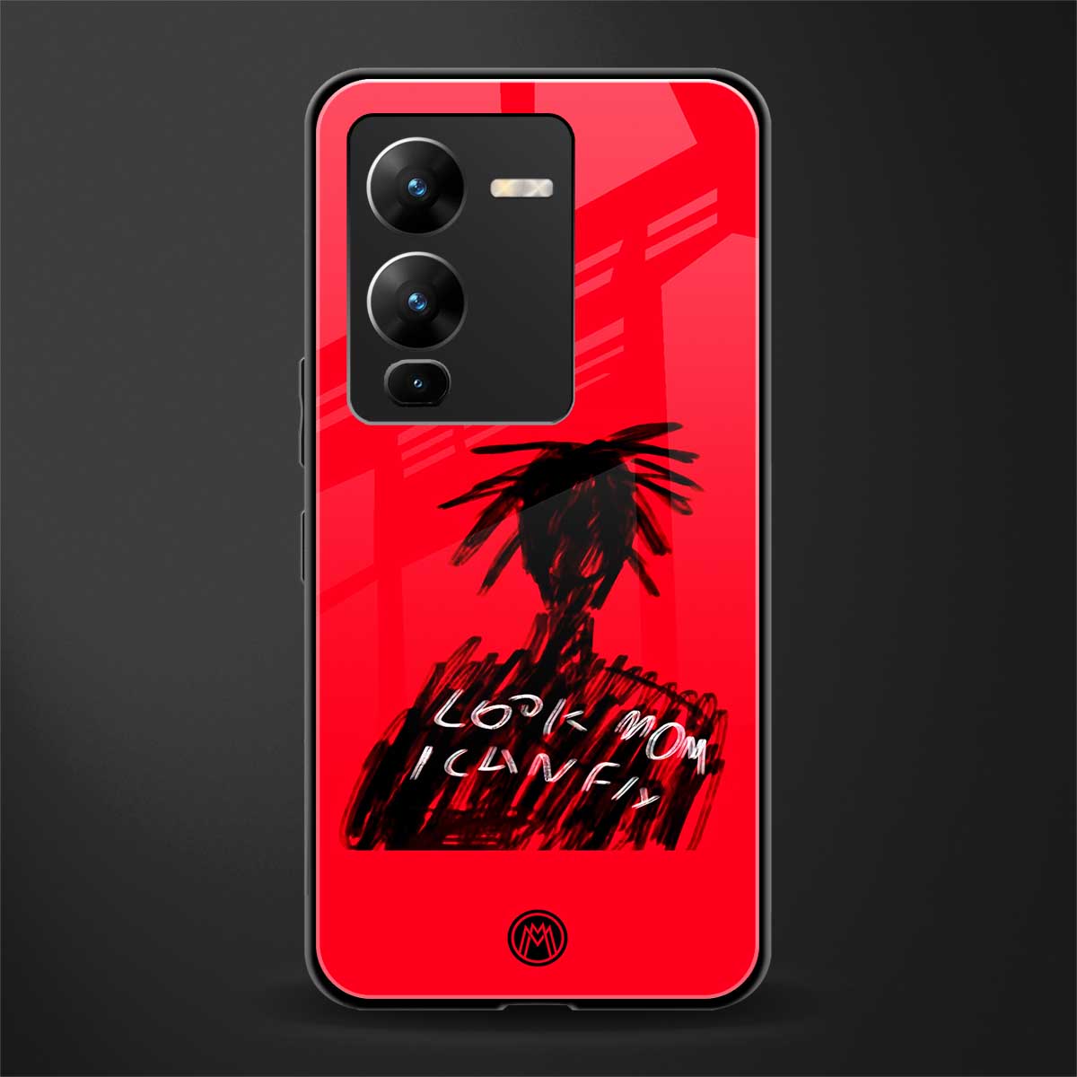 look mom i can fly back phone cover | glass case for vivo v25 pro 5g