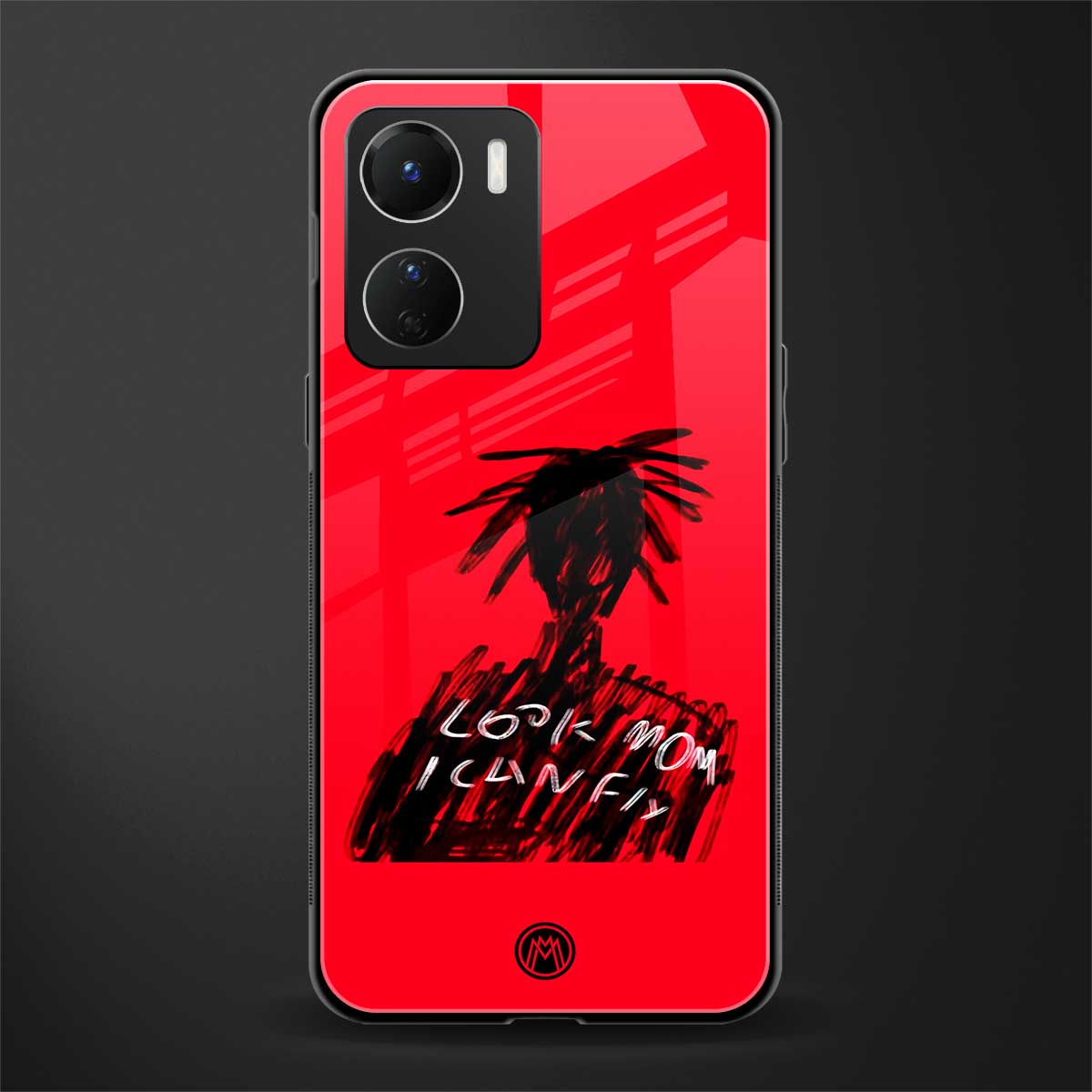 look mom i can fly back phone cover | glass case for vivo y16