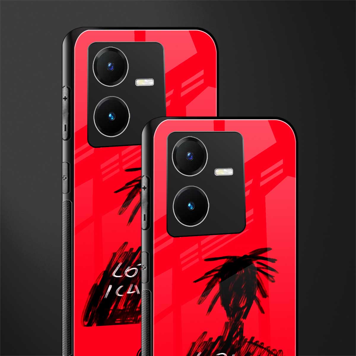 look mom i can fly back phone cover | glass case for vivo y22