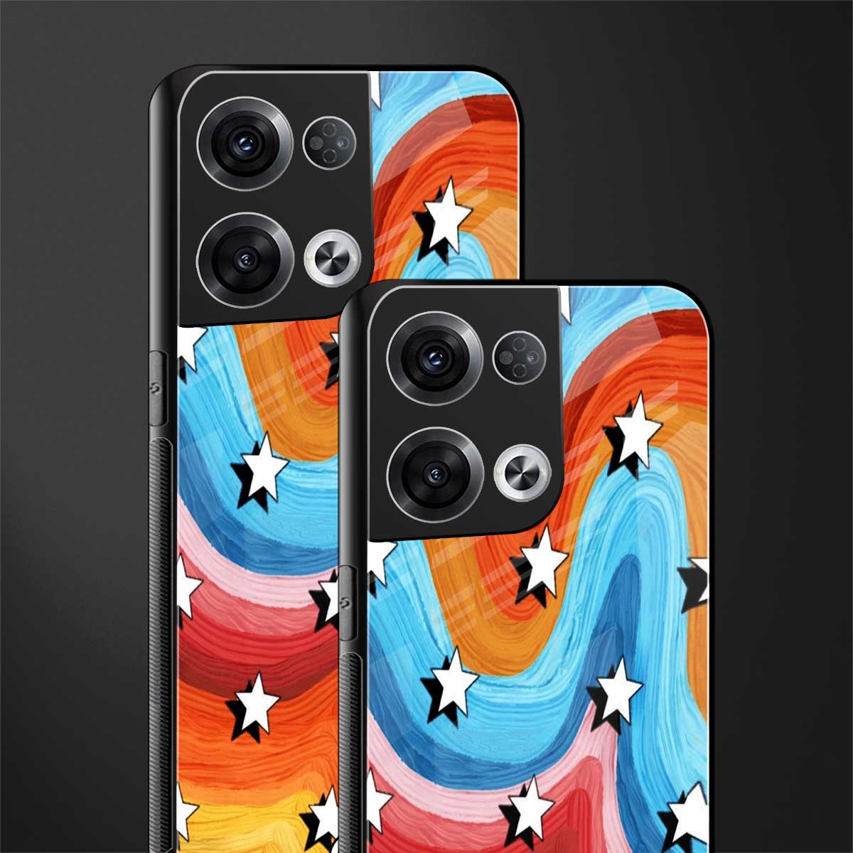 lost in paradise back phone cover | glass case for oppo reno 8