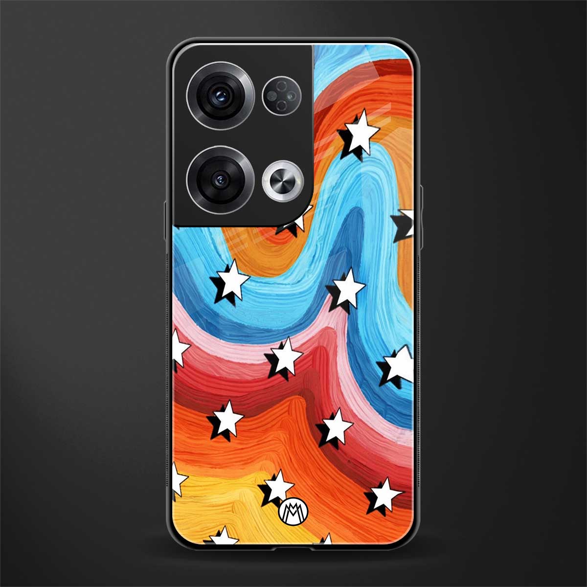 lost in paradise back phone cover | glass case for oppo reno 8