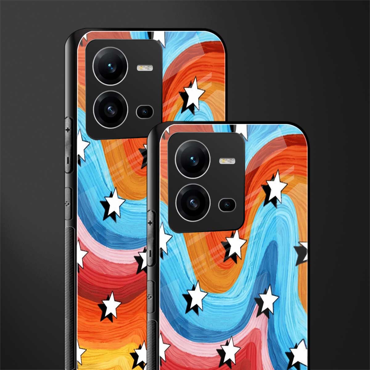 lost in paradise back phone cover | glass case for vivo v25-5g