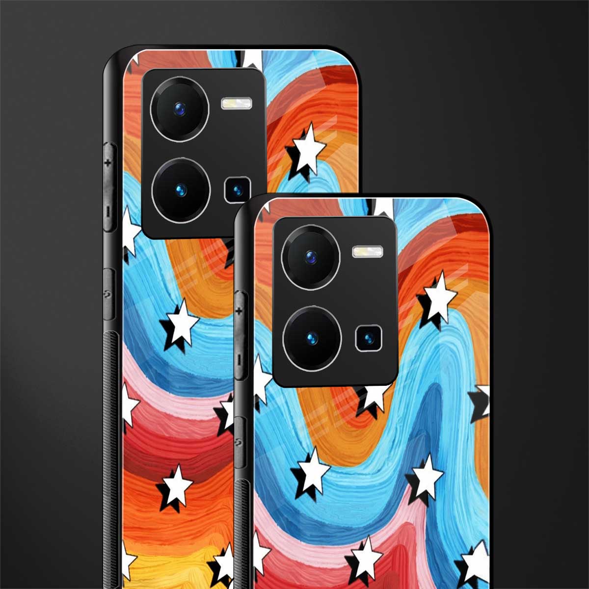 lost in paradise back phone cover | glass case for vivo y35 4g