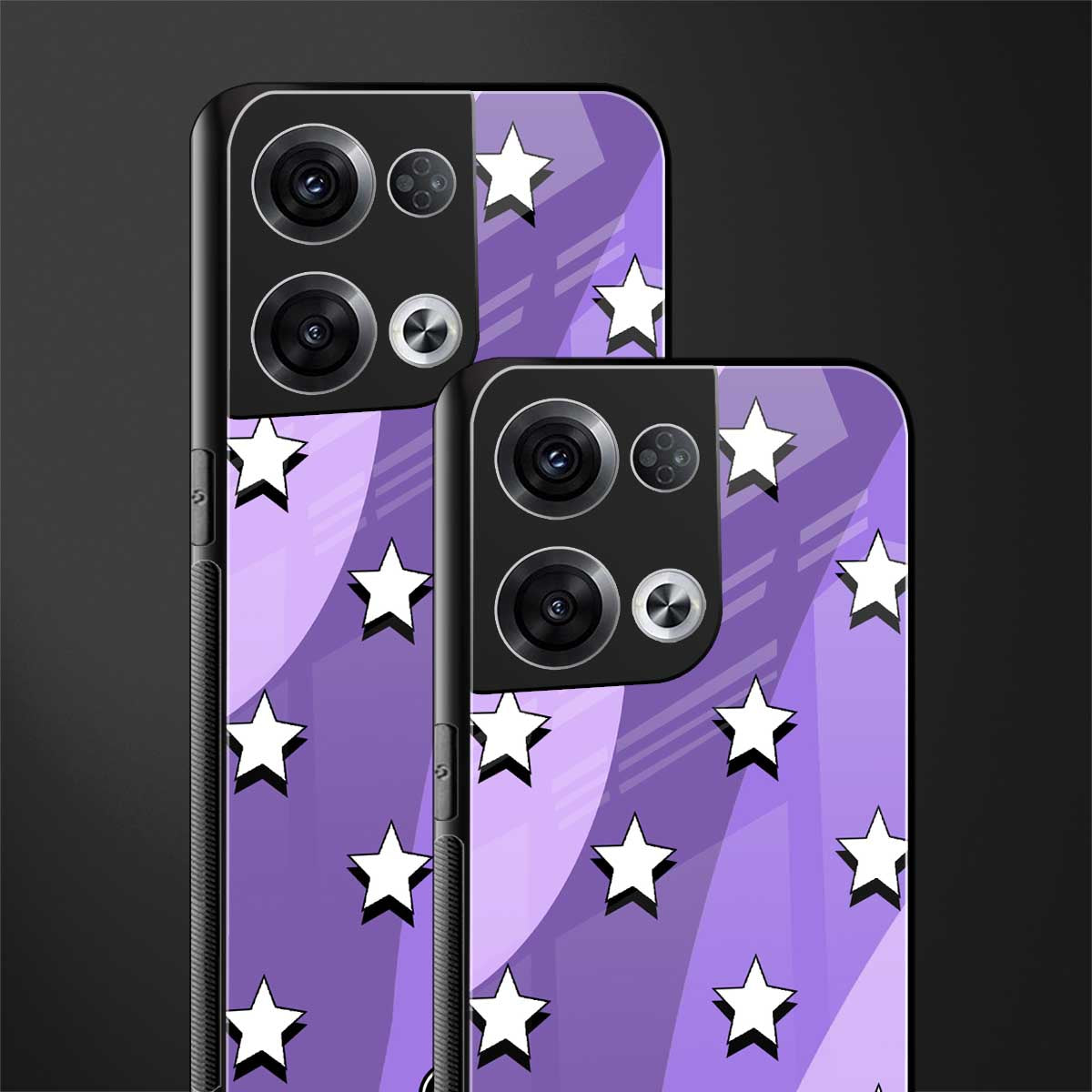 lost in paradise grape edition back phone cover | glass case for oppo reno 8